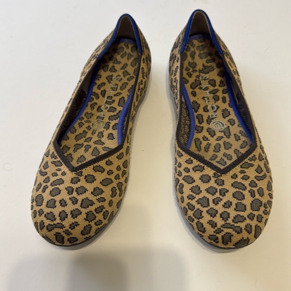 Limited Edition Rothy’s Leopard Round Toe - Picture 1 of 3
